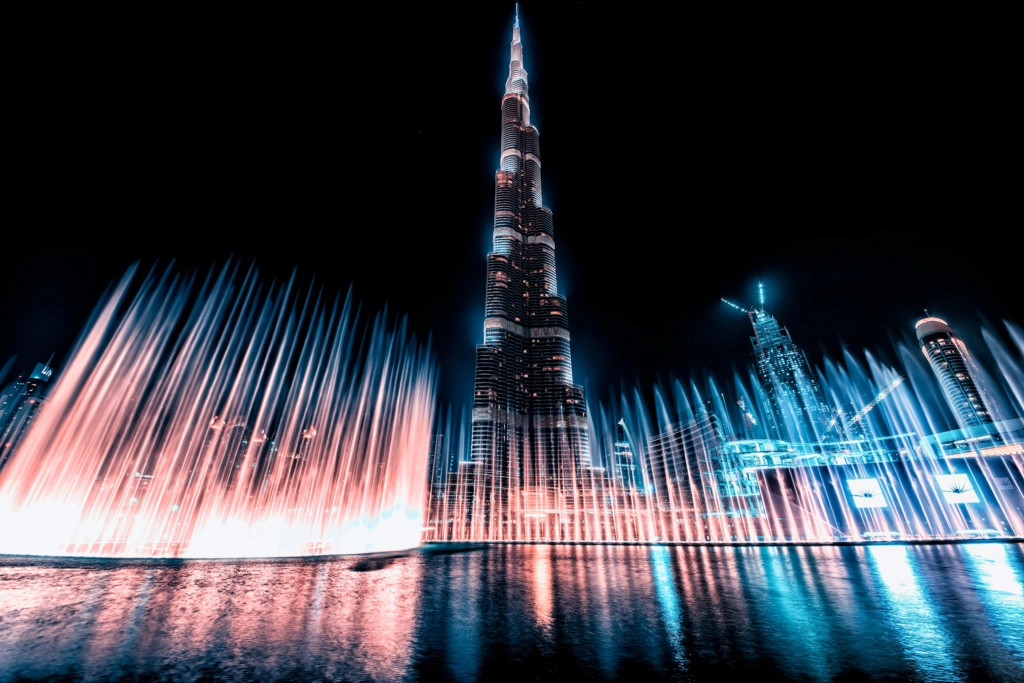 Burj Khalifa Lightens For The Olympic Day