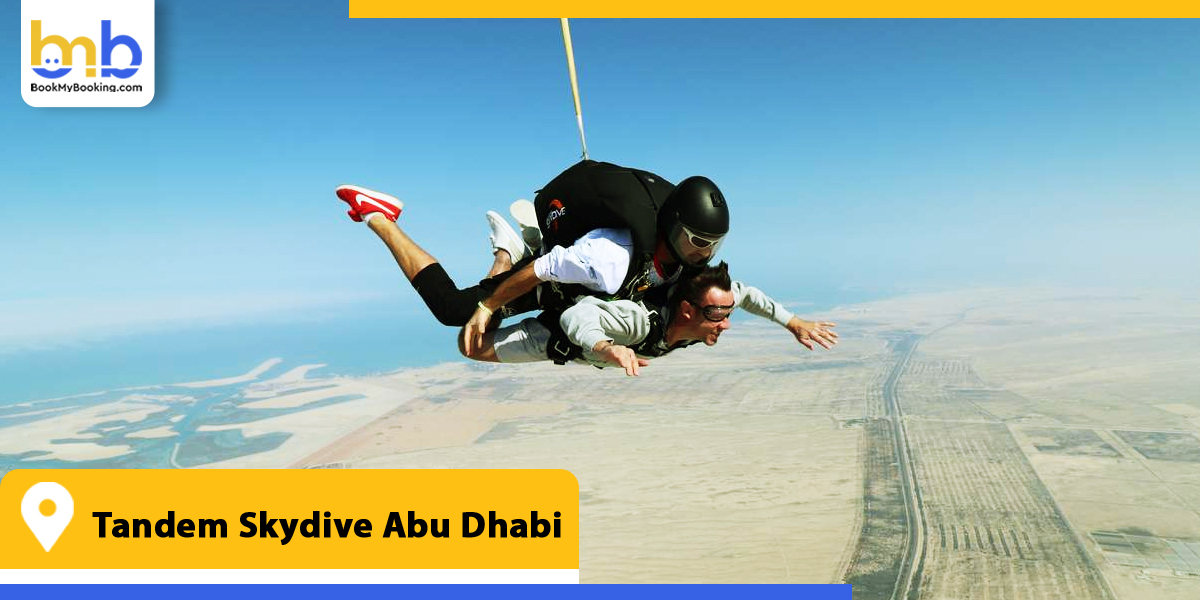 tandem skydive abu dhabi from bookmybooking