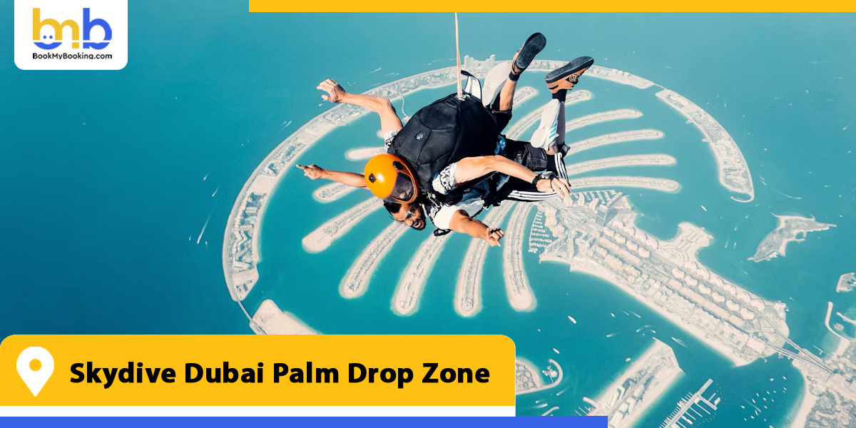 skydive dubai palm drop zone from bookmybooking