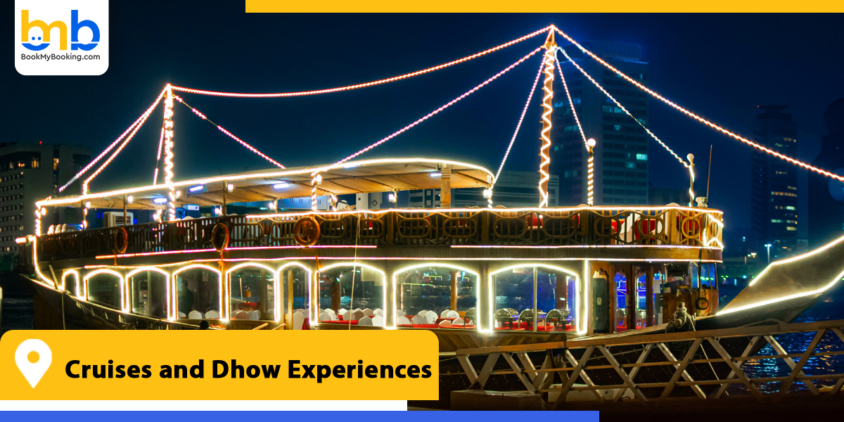 cruises and dhow experiences from bookmybooking