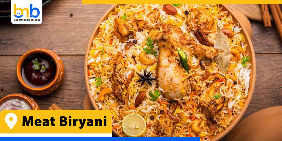 meat biryani from bookmybooking