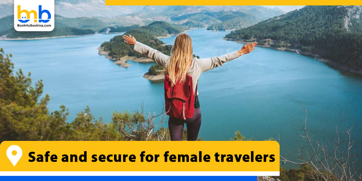 safe and secure for female travelers from bookmybooking