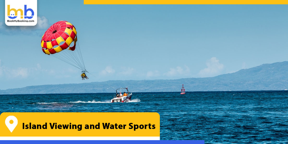 island viewing and water sports from bookmybooking