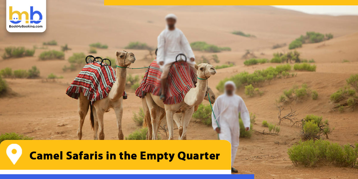 camel safaris in the empty quarter from bookmybooking