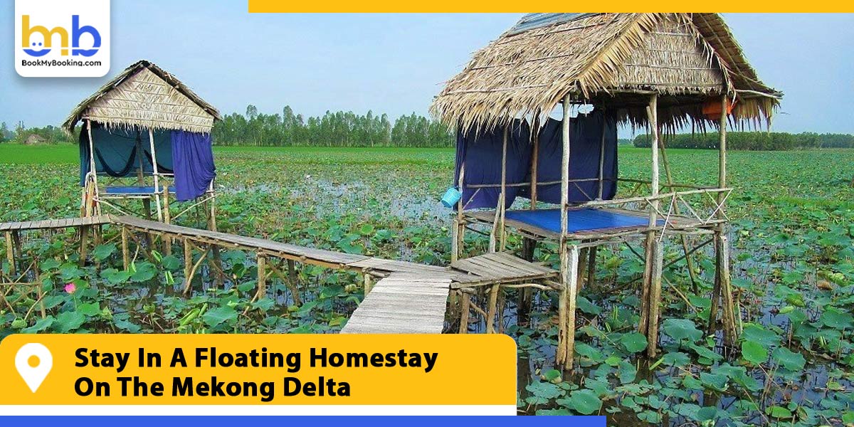 stay in a floating homestay on the mekong delta from bookmybooking